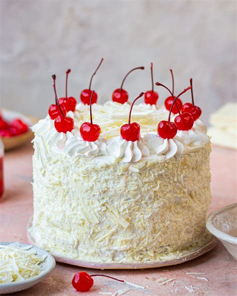 White Forest Cake .